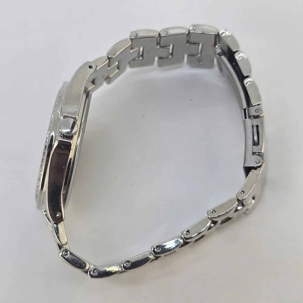 Women's Analog Watch 36MM Gray Dial Gray Metal Bands 6.5